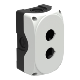 Lovato OMNI-LV-LPZP2A8 LPZP2A8 2 Hole Grey Empty P/B Station