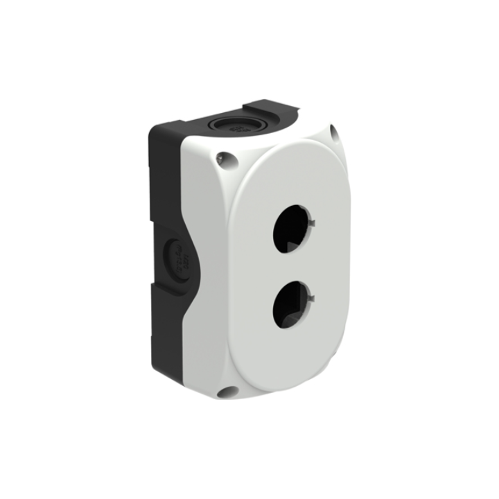 Lovato OMNI-LV-LPZP2A8 LPZP2A8 2 Hole Grey Empty P/B Station