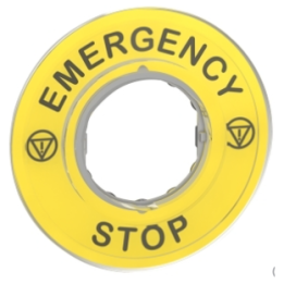 Schneider ZBY9320 Emergency Stop Legend