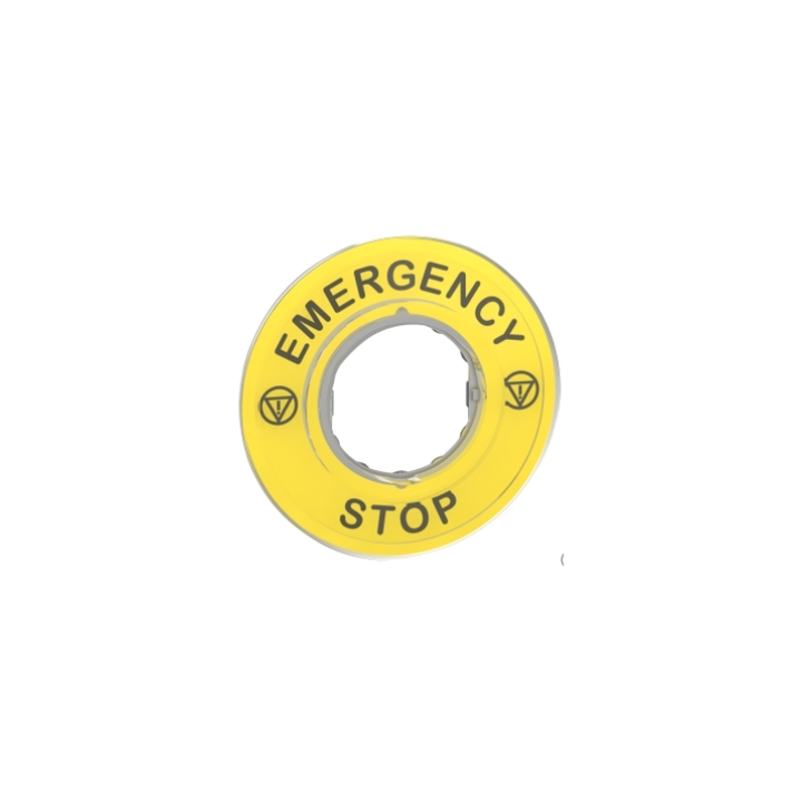 Schneider ZBY9320 Emergency Stop Legend