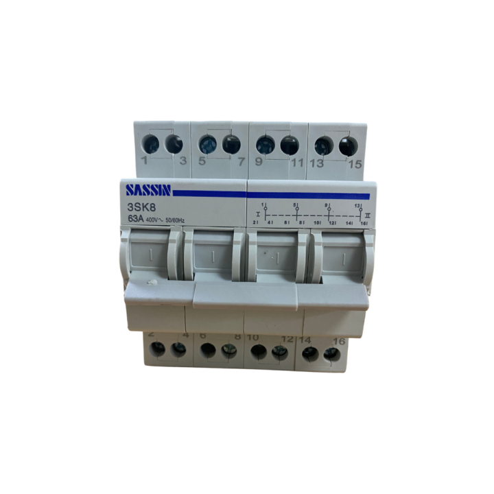 Sassin SU-GB05-SAS-002 3SK8 4P 63A 400V Change-over Switch