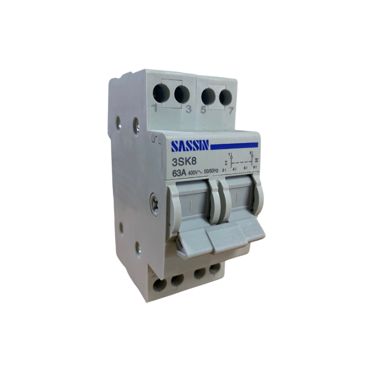 Sassin SU-GB05-SAS-001 3SK8 2P 63A 400 V Change-over Switch