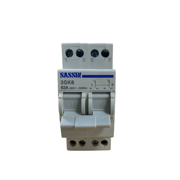 Sassin SU-GB05-SAS-001 3SK8 2P 63A 400 V Change-over Switch
