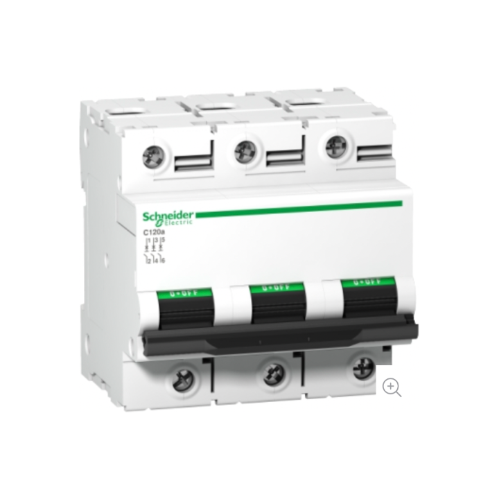Schneider A9N60715 C120A 3P 100A C Curve 6kA BREAKER