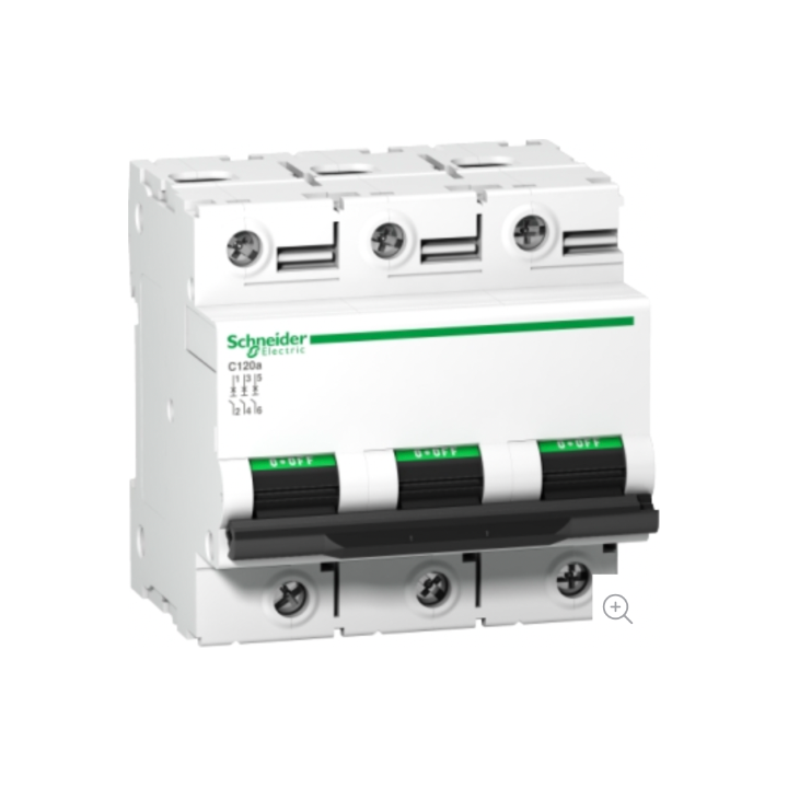Schneider A9N60714 C120A 3P 80A C Curve 6kA BREAKER