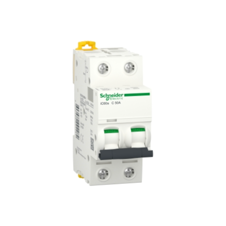 Schneider A9F64250 C60A 2P 50A 6kA C Curve Miniature Circuit Breaker