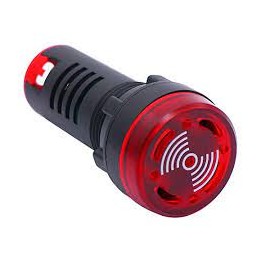 Vteke BIL-22-24-R 24VAC Red Illum. Buzzer 22mm