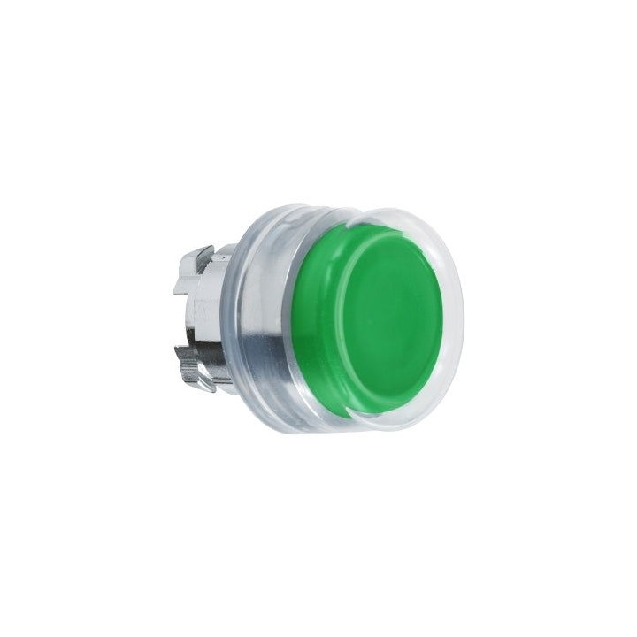 Schneider ZB4BP3 Green P/B Flush HD Booted