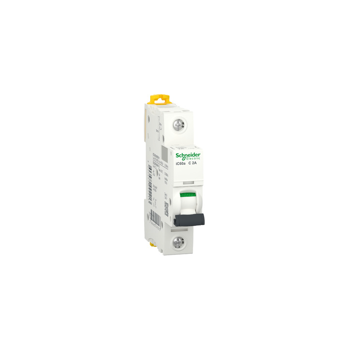 Schneider A9F64102 Acti9 iC60A 1P 2A 6KA C Curve Breaker