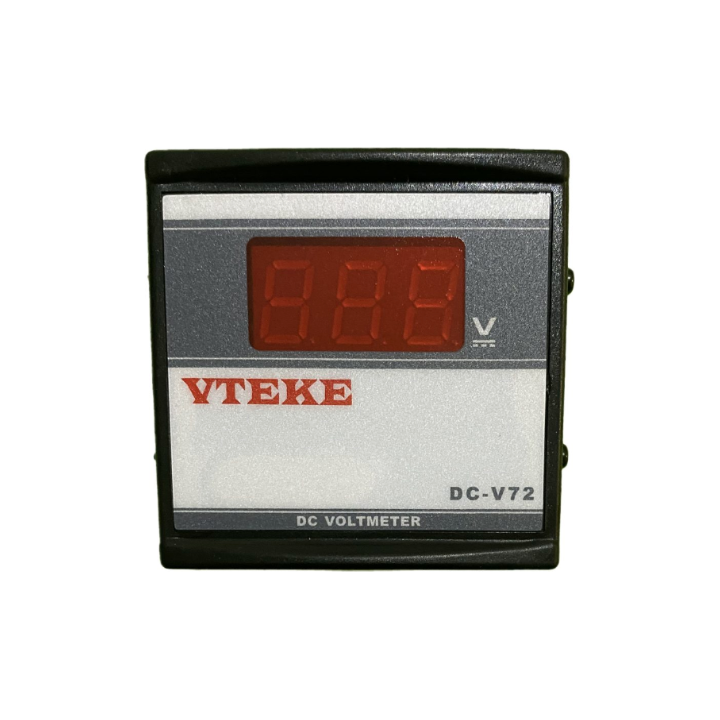 Vteke DC-V72 Digital Voltmeter 72X72mm 1-300VDC