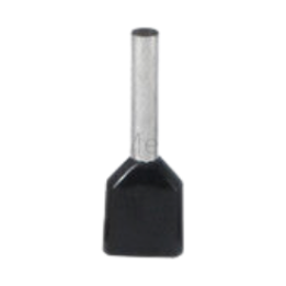 EM SU-LOV2-ELC-004 1.5mm Twin BOOTLACE FERRULE 100/pkt