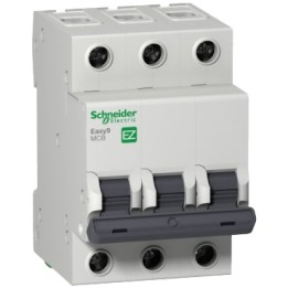 Schneider EZ9F53325 3P 25A 3KA C Curve Breaker Easy9