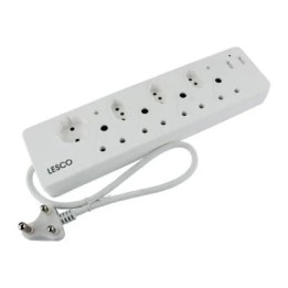 Lesco ST-SHO15-LES-019 Multiplug Adaptor Switch 81640U 8Way C/W USB