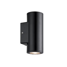Pioled ST-HF03-PIO-005 LED Wall Light Round Up/Down GU10 R332 Matt Black