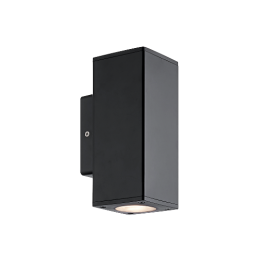 Pioled ST-HF04-PIO-002 LED Wall Light Square Up/Down GU10 R331 Matt Black