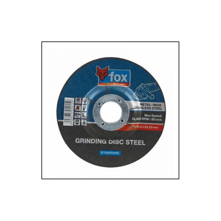 Fox ST-SHO16-MAT-008 115MM Steel Grinding Disc