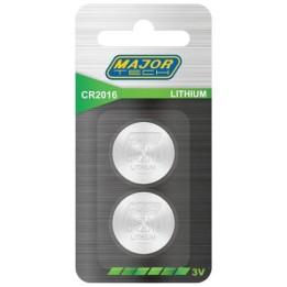 Major Tech CR2016-BP2 Lithium 3V Button Cell