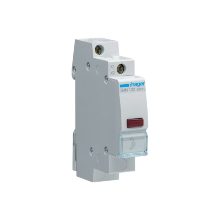 Hager SVN122 RED LED INDICATING LIGHT 230V