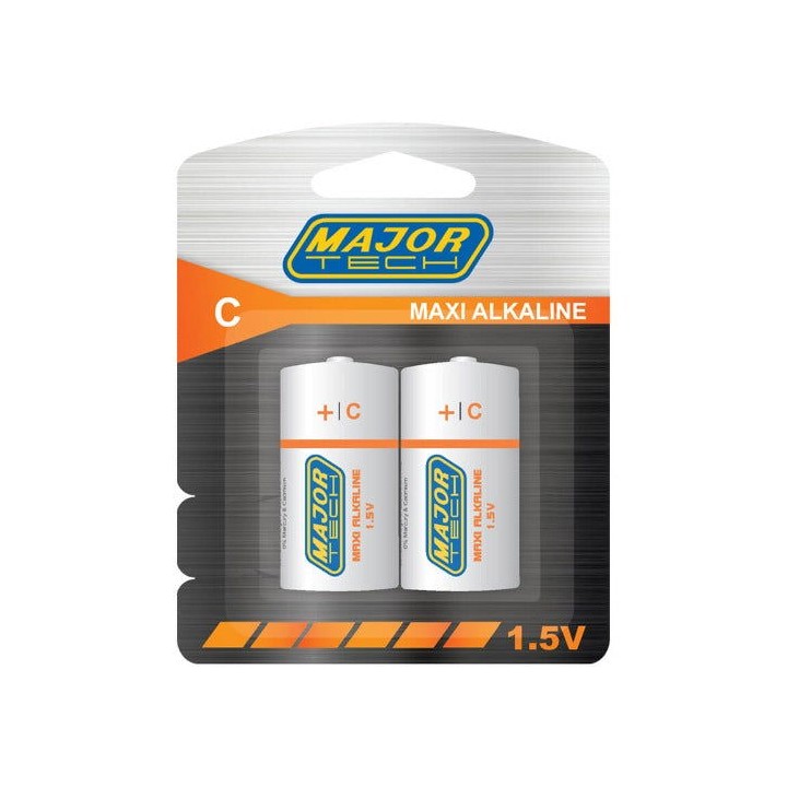 Major Tech LR14-BP2 SIZE C ALKALINE BATTERY
