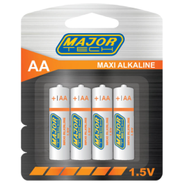 Major Tech LR03-BP4 AAA 1.5V BATTERY