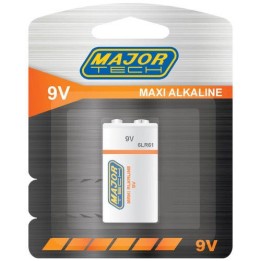 Major Tech 6LR61-BP1 9V ALKALINE BATTERY