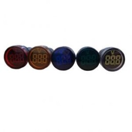 Vteke VIL-22-A 20-500V Voltmeter Amber 22mm