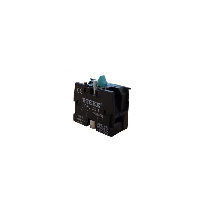 Vteke PPB-CO-1 1NO Normally Open Contact Block