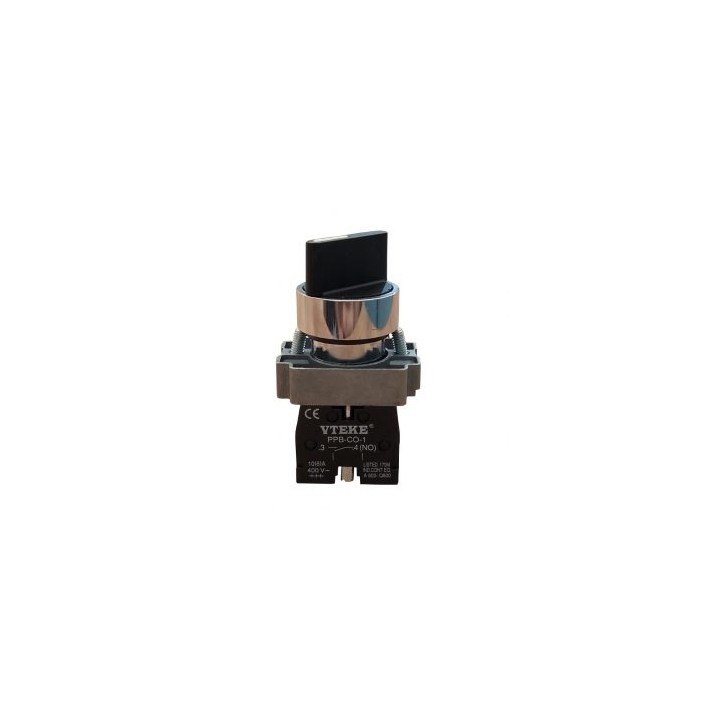 Vteke MPB-SE-01 2-Position 22mm 1NO Complete Selector Switch