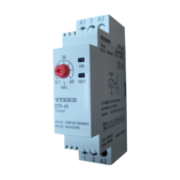Vteke DTR-60 On Delay Timer 0.1sec - 60sec, 150-260VAC