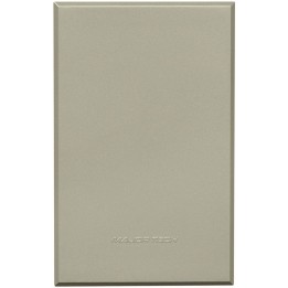 Veti BE-MAJ-0000265 Blank Cover Plate White 100x50mm Veti3 - Colour Options - Titanium