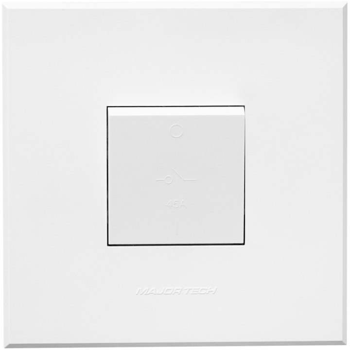 Veti BE-MAJ-0000269 45A 3Pole Isolator 100x100mm White Veti3 - Colour Options - Graphite