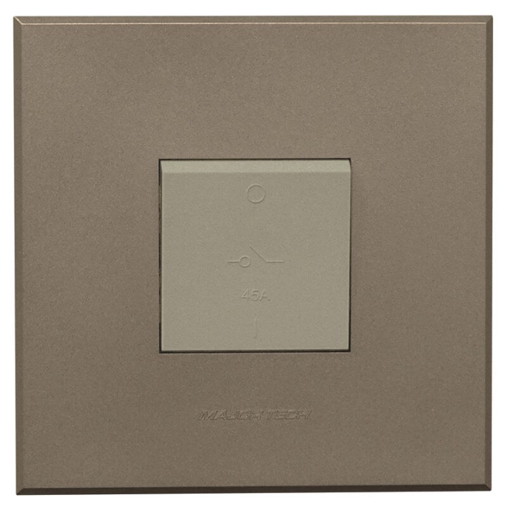 Veti BE-MAJ-0000271 45A 3Pole Isolator 100x100mm White Veti3 - Colour Options - Titanium/Bronze