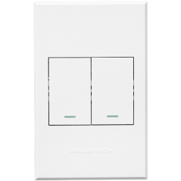 Veti ST-SHO11-VET-002 3V100 2Lever Bell Press Switch 100x50mm Veti3 - White
