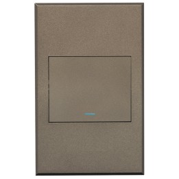 Veti BE-MAJ-0000302 3V101 Bell Press Switch 100x50mm Veti3 - Bronze