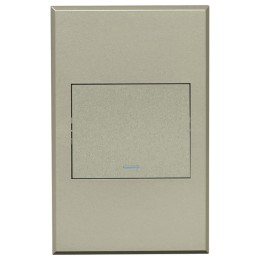 Veti BE-MAJ-0000301 3V101 Bell Press Switch 100x50mm Veti3 - Titanium