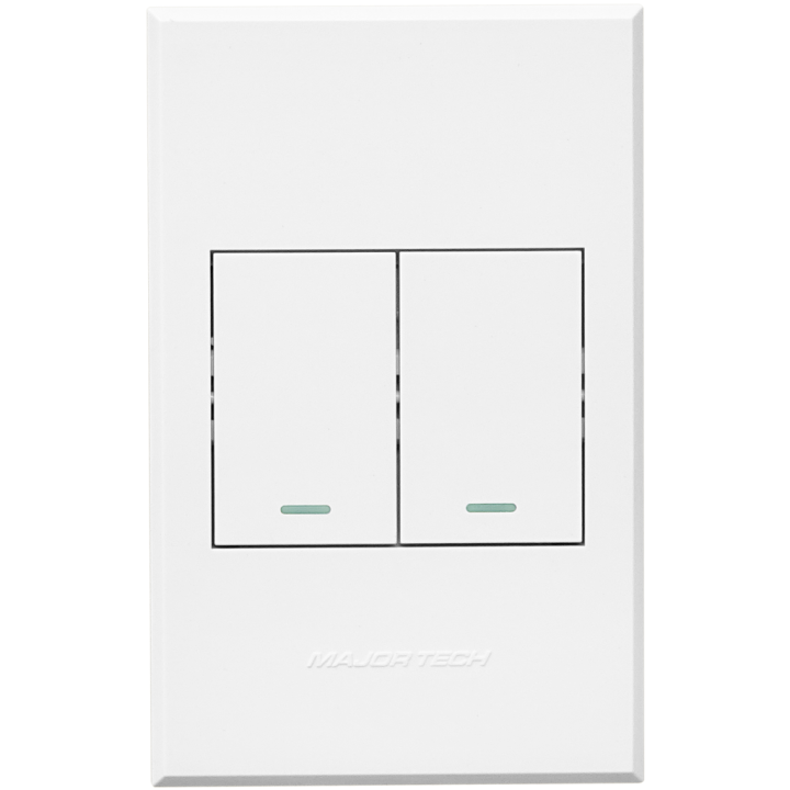 Veti BE-MAJ-0000355 3V122 2Lever 2Way Switch 100x50mm Veti3 - Titanium/Graphite