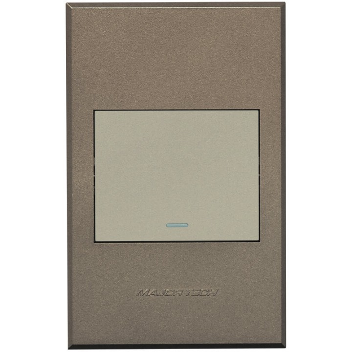 Veti BE-MAJ-0000308 3V121 1Lever 2Way Switch 100x50mm Veti3 - Colour Options - Graphite