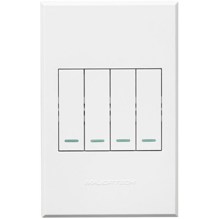 Veti BE-MAJ-0000295 3V124 4Lever 2Way Switch 100x50mm Veti3 - Colour Options - Titanium/Bronze