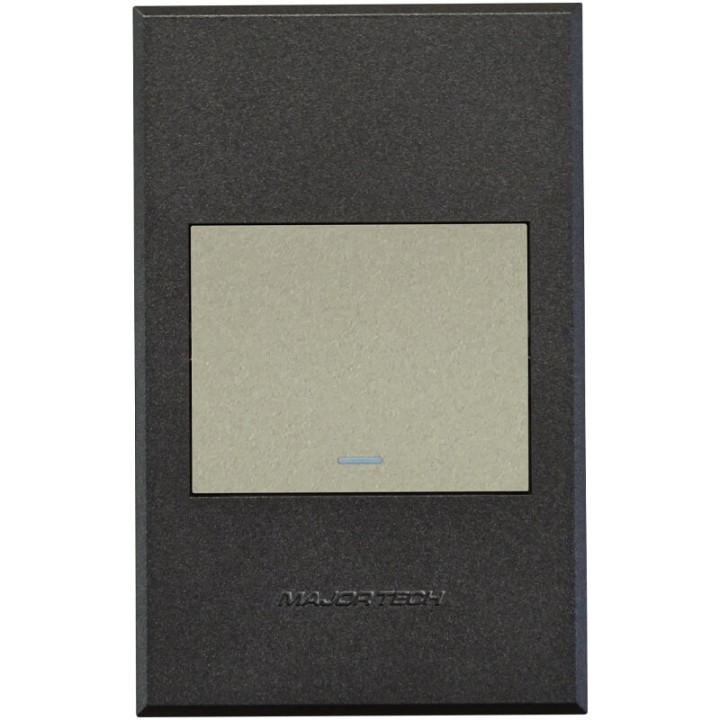 Veti ST-SHO11-VET-017 3V111 1Lever 1Way Switch 100x50mm Veti3 - Colour Options - Graphite