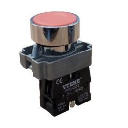 Vteke MPB-SP-01-Y 1NO Yellow 22mm Complete Push Button