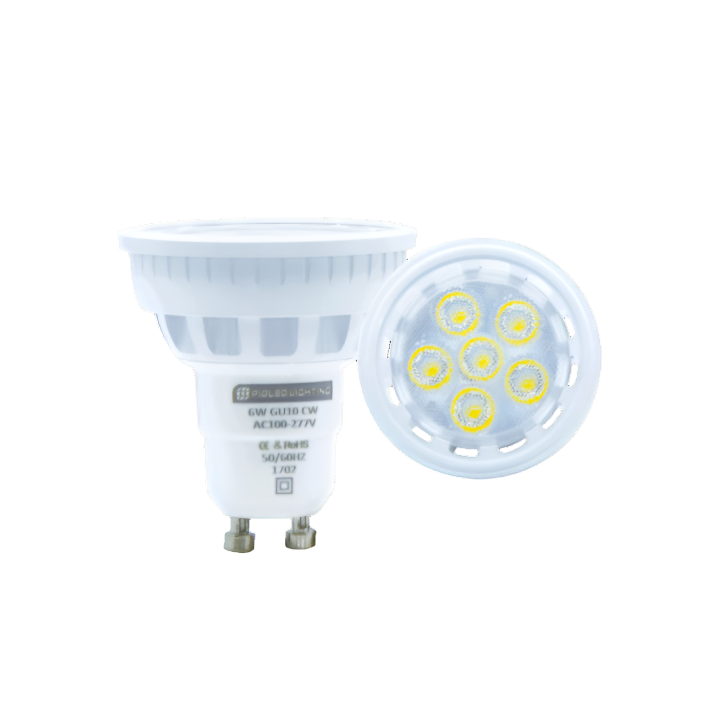 Pioled ST-HD03-PIO-002 6W LED GU10 Non-Dimmable Cool White Combat Econo Lamp