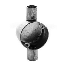 Bosal SU-HC06-BOS-002 25MM Galvanised 2way Bosal Conduit Box