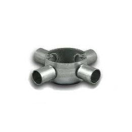 Bosal SU-HD03-BOS-002 20MM Galvanised 4way Bosal Conduit Box