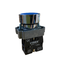 Vteke MPB-SP-01-B 1NO Blue 22mm Complete Push Button
