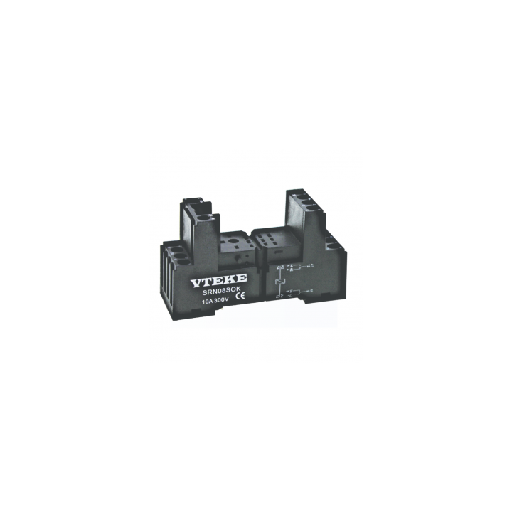 Vteke SRN-08-SOK 8Pin Relay Base For SRN-08 5A Relays