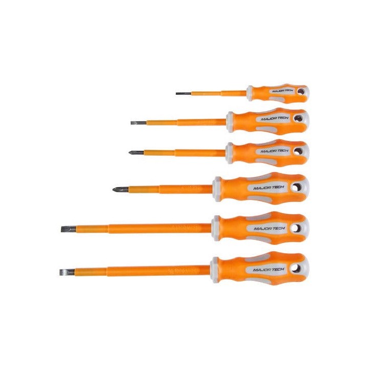 Major Tech KTK0306 6Piece Insulated Screwdriver Set 1000V
