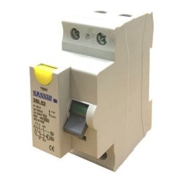 Sassin 3SL52-263 2P 30MA 63A Residual Current Device (RCD) No Overload Protection