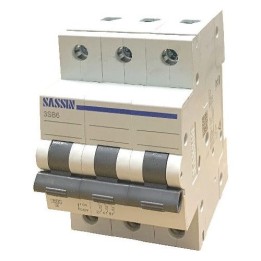 Sassin B6-3C20N 20A 3P 6KA C Curve Breaker