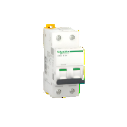 Schneider A9F64202 Acti9 iC60A 2P C 2A 6KA C Curve Breaker