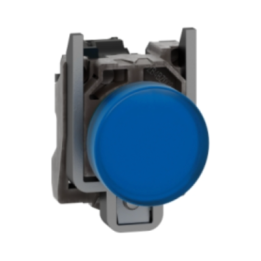Schneider XB4BVM6 230V Blue LED Pilot Light Complete